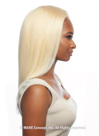 Thumbnail for Mane Concept Trill 100% Unprocessed Human Hair HD Whole Hand-Tied Lace Wig - Blonde Straight 20