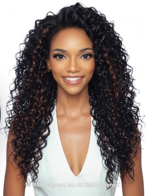 Botaniq Mega Brazilian Hawaiian Curl Human Hair Blend Weave MBHW