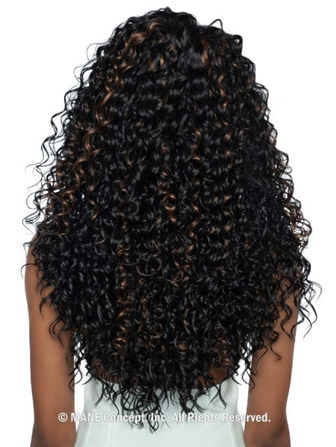 Botaniq Mega Brazilian Hawaiian Curl Human Hair Blend Weave MBHW