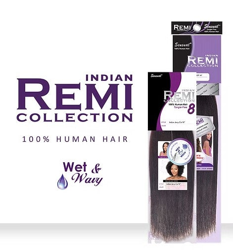 Sensual Collection Indian Remi 100% Human Hair Weave Jerry Curl 8"-18" - Elevate Styles
