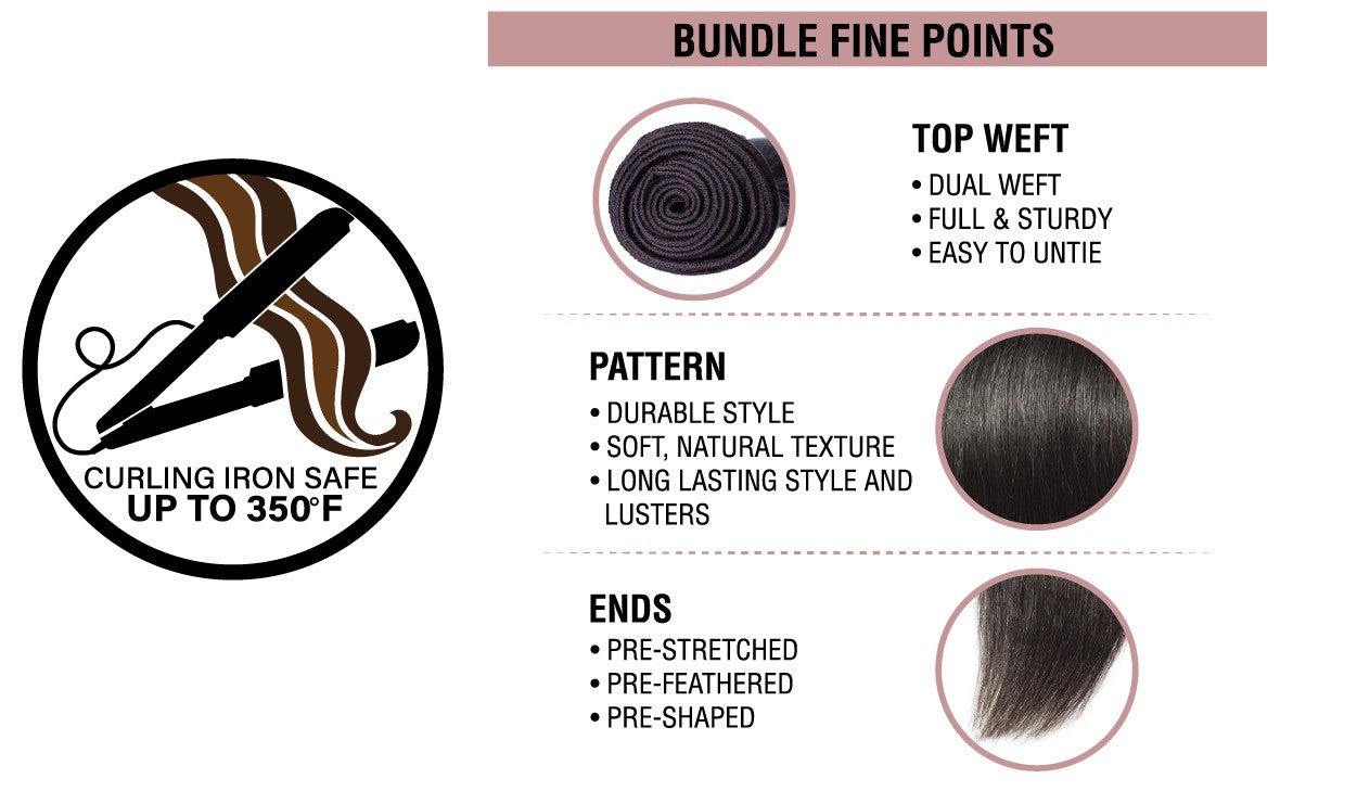 Botaniq Mega Brazilian Straight Human Hair  Weave MBST