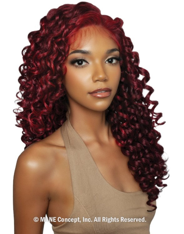 Mane Concept Brown Sugar HD 13x7 Lace Skin 05 Pre-Cut Glueless Front Wig - BSSB241