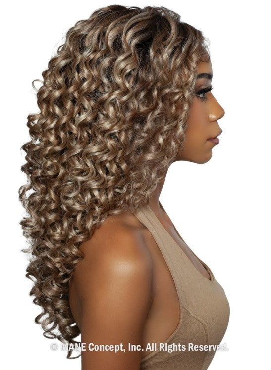 Mane Concept Brown Sugar HD 13x7 Lace Skin 05 Pre-Cut Glueless Front Wig - BSSB241