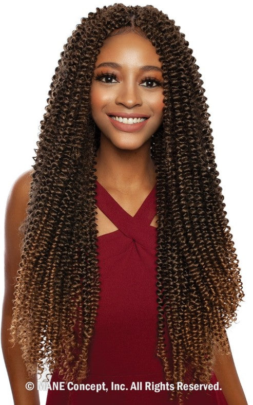 Mane Concept Afri Naptural Caribbean Crochet Braid 3x Coily Bohemian 20" CB3P2004 - Elevate Styles