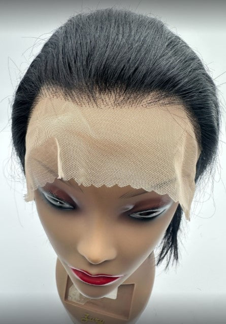 Mac Queen Ways Wig 13x5 100 Percent Remy Human Hair Lace Front Wig Bob 12 Inch