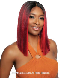 Thumbnail for Mane Concept Brown Sugar 100% HH Mix HD Blunt Cut Lace Wig Straight Cut 02 BSHC234 - Elevate Styles