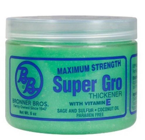 Bronner Bros Super Gro Thickener Maximum Strength with Vitamin E 6 oz - Elevate Styles