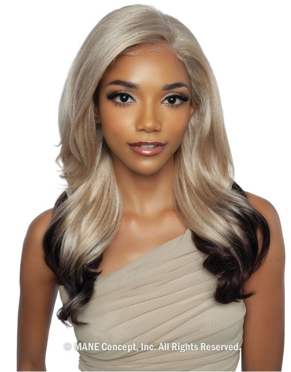 Mane Concept Brown Sugar HD 13x7 Lace Skin 04 Pre-Cut Glueless Front Wig - BSSB240