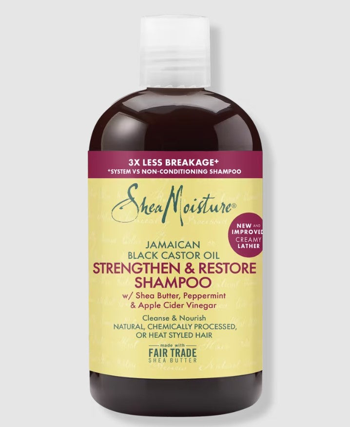 SheaMoisture Jamaican Black Castor Oil Strengthen & Restore Shampoo – 13 fl oz - Elevate Styles