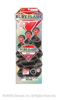Thumbnail for Mane Concept Pristine Ruby Flash 100% Unprocessed Virgin Remy Hair - Body Wave 3-Piece Multi-Length Bundle Pack - Elevate Styles
