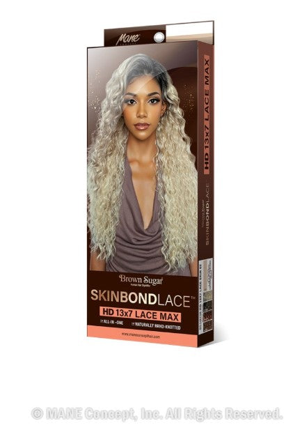 Mane Concept Brown Sugar HD 13x7 Lace Skin 02 Pre-Cut Glueless Front Wig - BSSB238
