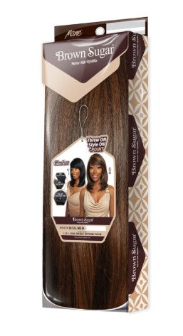 Mane Concept Brown Sugar Human Hair StyleMix Full Wig BSFW104