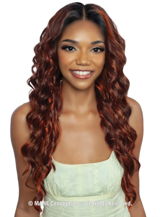 Mane Concept Brown Sugar HD 13x7 Lace Skin 03 Pre-Cut Glueless Front Wig - BSSB239