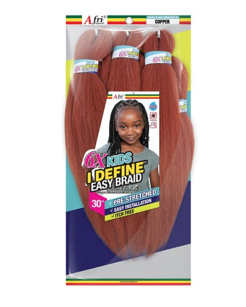 Mane Concept Kids Afri Naptural 6x I Define Easy Pre-Stretched Braid 30" KBRD601