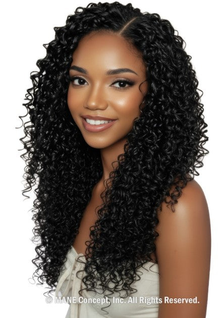 Botaniq Mega Brazilian Water Wave Human Hair Blend Weave MBWT