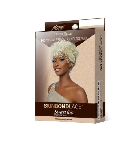 Mane Concept Brown Sugar HD 13x4 Lace Skin 10 Sweet Fab Glueless Front Wig - BSSB236