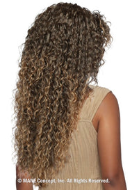 Thumbnail for Mane Concept Brown Sugar Switch Up 06 Headband Wig with Detachable Bang BSSU106