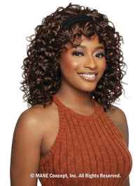 Thumbnail for Mane Concept Brown Sugar Switch Up 07 Headband Wig with Detachable Bang BSSU107