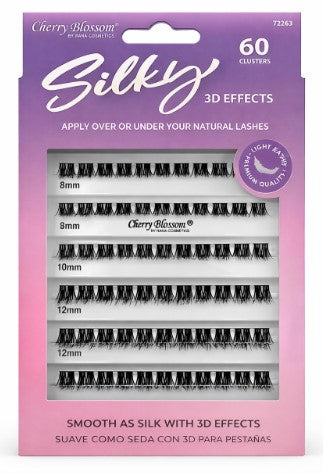 Cherry Blossom "Silky" 3D Effects Lash Clusters (60 Count Mixed Pack) 72263 - Elevate Styles