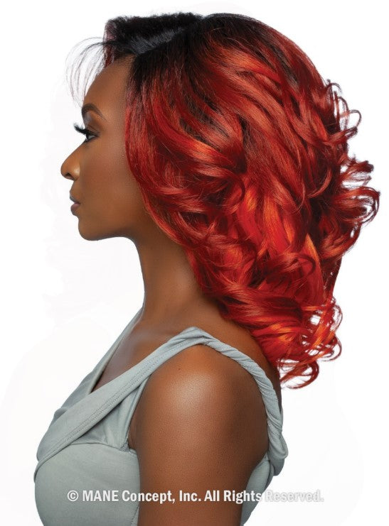 Mane Concept Brown Sugar HD 13x4 Lace Skin 08 Sweet Fab Glueless Front Wig - BSSB234