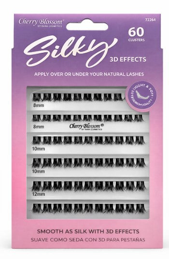 Cherry Blossom "Silky" 3D Effects Lash Clusters – Balanced Multi-Length Pack (60 Count) 72264 - Elevate Styles
