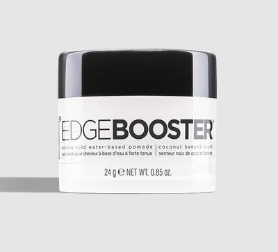 Edge Booster Strong Hold Water-Based Pomade – Coconut Banana Scent 3.38oz