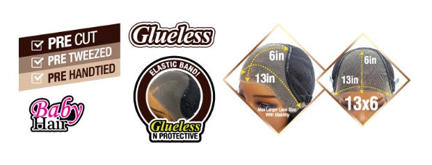 Mane Concept Brown Sugar Skin Blond Lace 13x6 Lace Front Wig Glueless02 BSSB206 - Elevate Styles