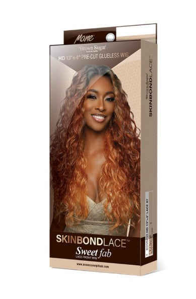 Mane Concept Brown Sugar HD 13x4 Lace Skin 07 Sweet Fab Glueless Front Wig - BSSB233