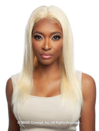 Thumbnail for Mane Concept Trill 100% Unprocessed Human Hair HD Whole Hand-Tied Lace Wig - Blonde Straight 20
