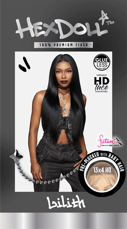 Sensationnel Hexdoll  13x4 HD Lace Wig Glueless Pre Plucked Lilith HXDLIL
