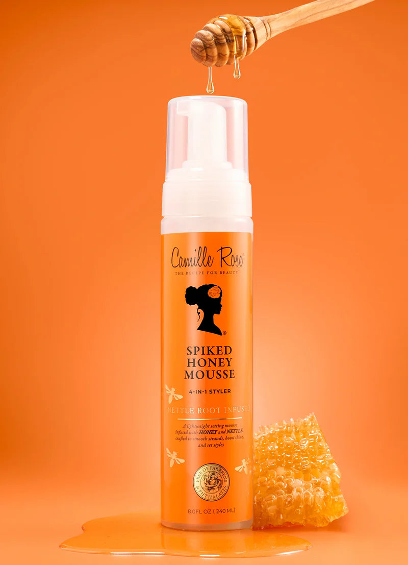 Camille Rose Spiked Honey Mousse 4-in-1 Styler 8 oz