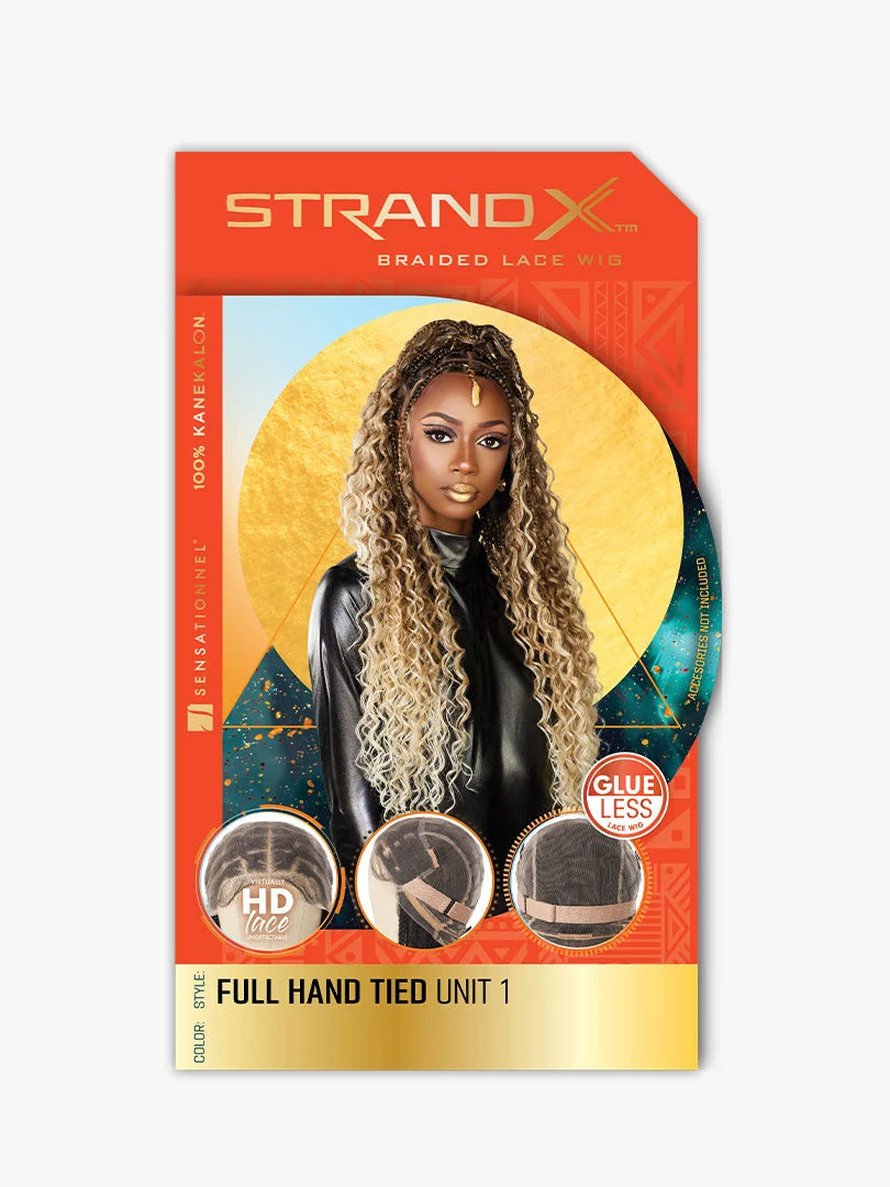 Sensationnel Strand X Full Hand Tied Braided Lace Wig Unit 1