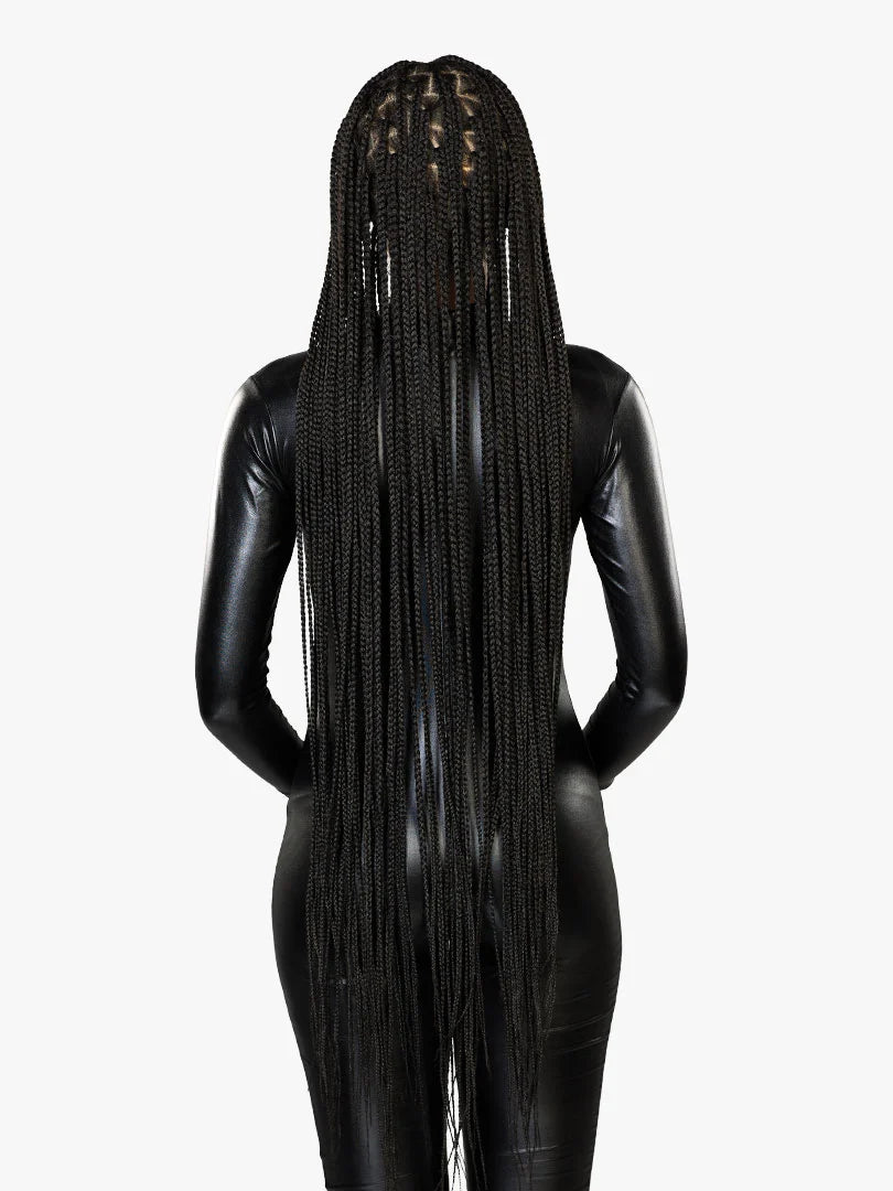 Sensationnel Strand X Full Hand Tied Braided Lace Wig Unit 2