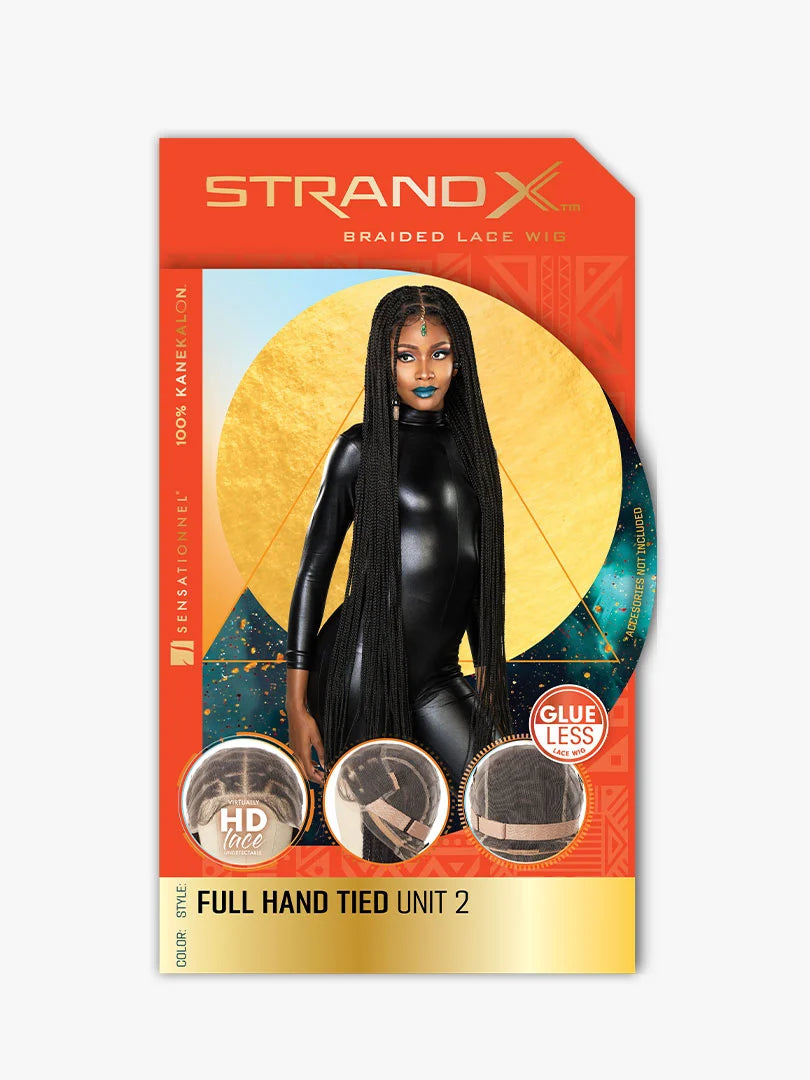 Sensationnel Strand X Full Hand Tied Braided Lace Wig Unit 2