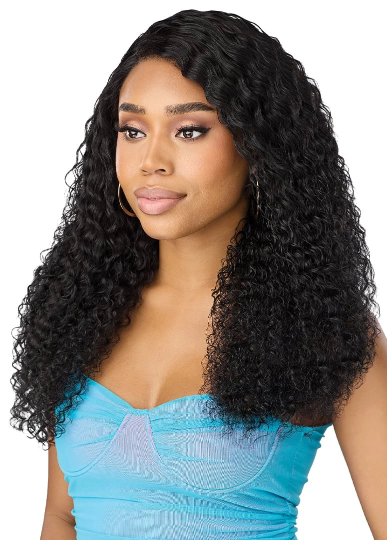 Outre Sugar Punch 13x5 Human Hair Lace Wig – Deep Curl 22" QLHSP135WWDC22