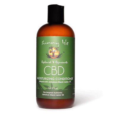 Sunny Isle Replenish & Rejuvenate Hemp-Infused Moisturizing Conditioner – with Authentic Jamaican Black Castor Oil (12 oz) - Elevate Styles