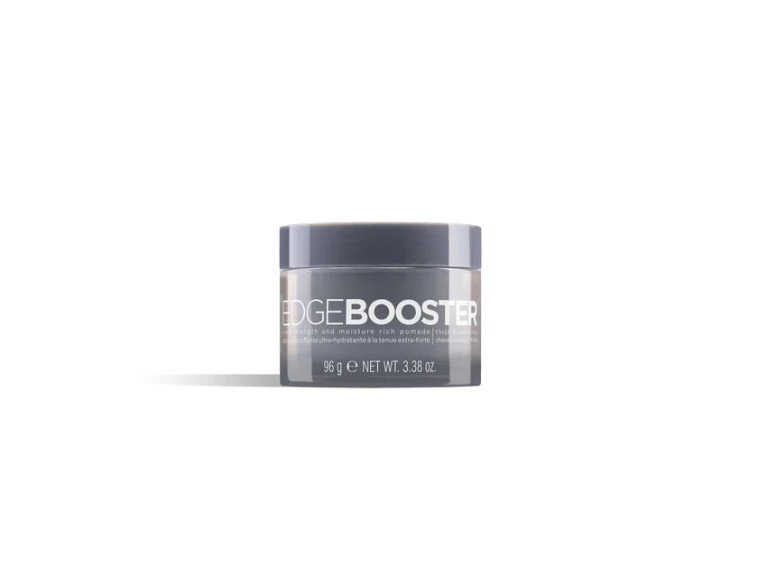 Style Factor Edge Booster Extra Strength and Moisture Rich Pomade (Thick & Coarse Hair - Hematite Scent) 3.38oz