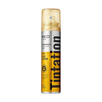 Thumbnail for Red by Kiss Tintation Temporary Hair Glitter Spray – Gold Glitter TCS28