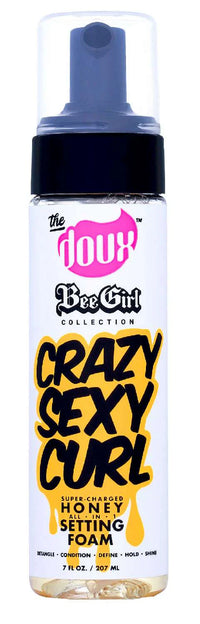 Thumbnail for The Doux Bee Girl Crazy Sexy Curl Honey Setting Foam – 7 oz - Elevate Styles