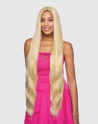 Thumbnail for Vanessa Honey Collection Human Hair Blend Deep Part Lace Front Wig THB MINAJY 45