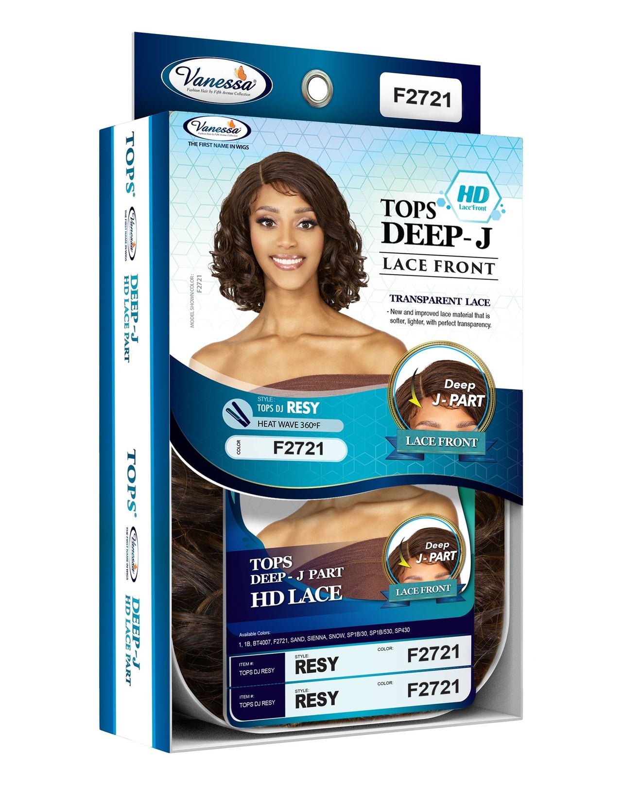 Vanessa Tops Deep J Part Lace Wig Resy Color 1