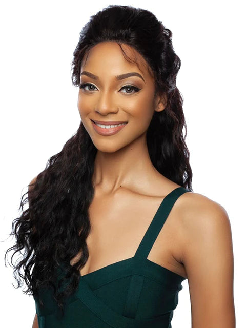 Mane Concept Trill 13A 100% Unprocessed Human Hair HD Whole Lace Wig - Deep Wave 24" TROH404 - Elevate Styles