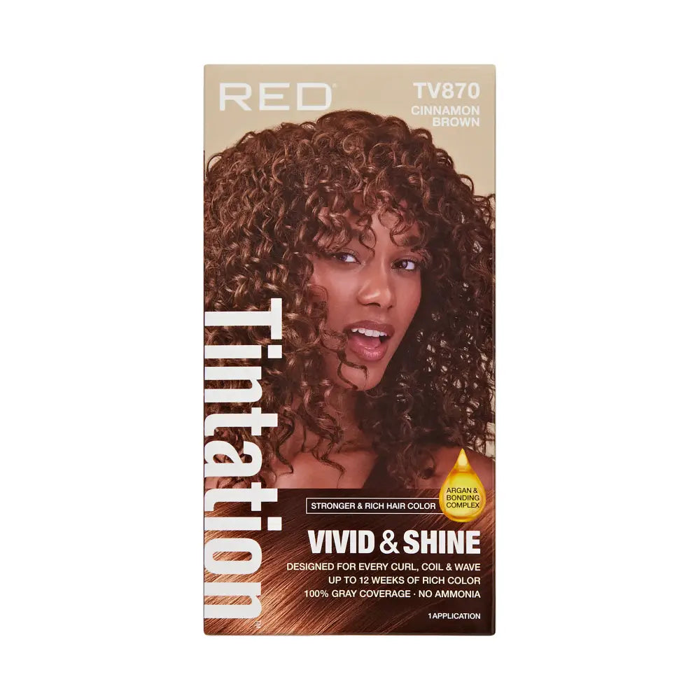 Red Tintation Vivid and Shine Hair Color TV870 Cinnamon Brown - Elevate Styles