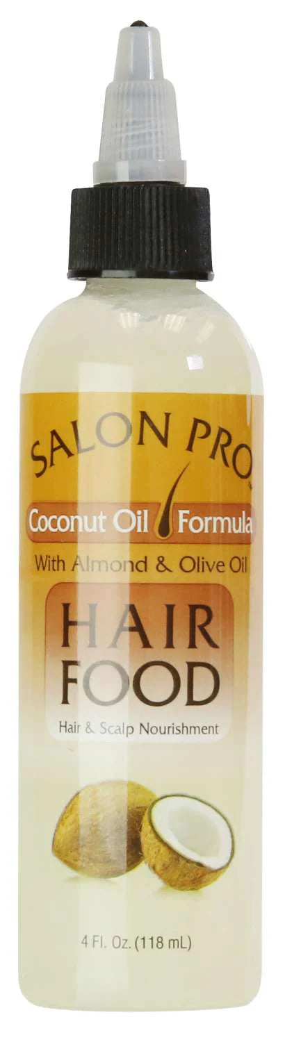 Salon Pro Coconut Oil Formula Hair Food With Almond & Olive Oil 4 Fl. Oz. - Elevate Styles
