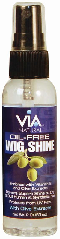 Thumbnail for Via Natural Oil-Free Wig Shine with Olive Extract 2 oz - Elevate Styles
