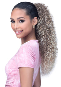 Thumbnail for Laude Hair Synthetic Drawstring Ponytail – Jerry Curl 20