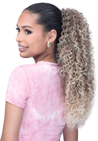 Thumbnail for Laude Hair Synthetic Drawstring Ponytail – Jerry Curl 20