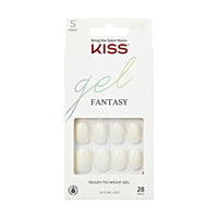 Thumbnail for KISS Gel Fantasy Ready to Wear Gel Nails Short Solid Color