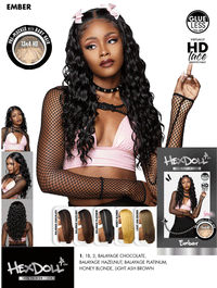 Thumbnail for Sensationnel Hexdoll  13x4 HD Lace Wig Glueless Pre Plucked Ember HXDEMB