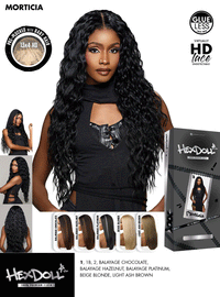 Thumbnail for Sensationnel Hexdoll  13x4 HD Lace Wig Glueless Pre Plucked Body Wave Morticia HXDMOR